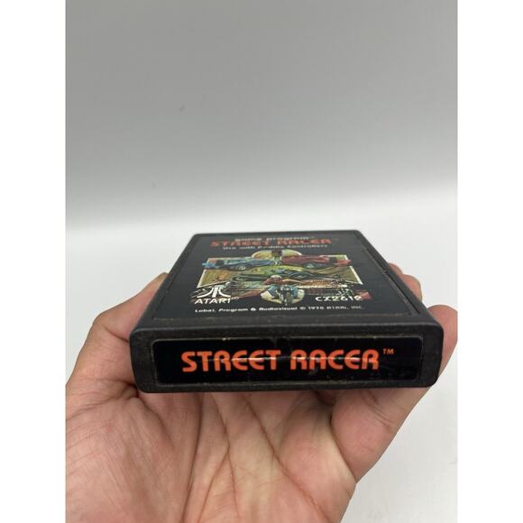 Street Racer (Atari 2600, 1977) Authentic Cartridge Only - Picture 3 of 4